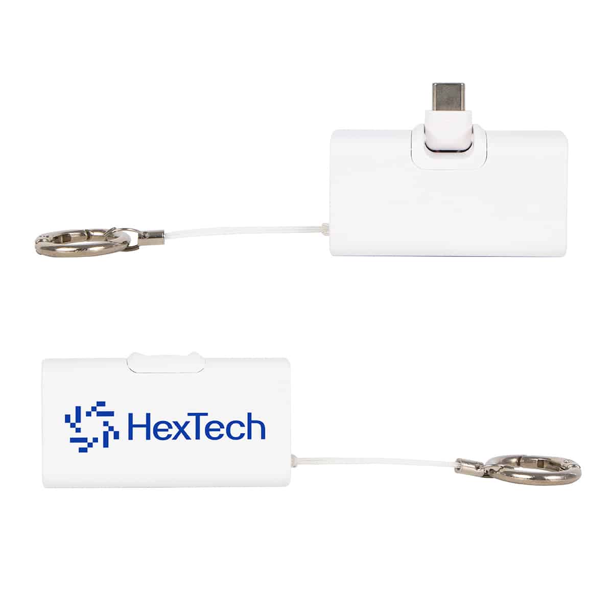 Bijou 1200mAh UL Listed Power Bank with USB-C Tip & Keyring - 8