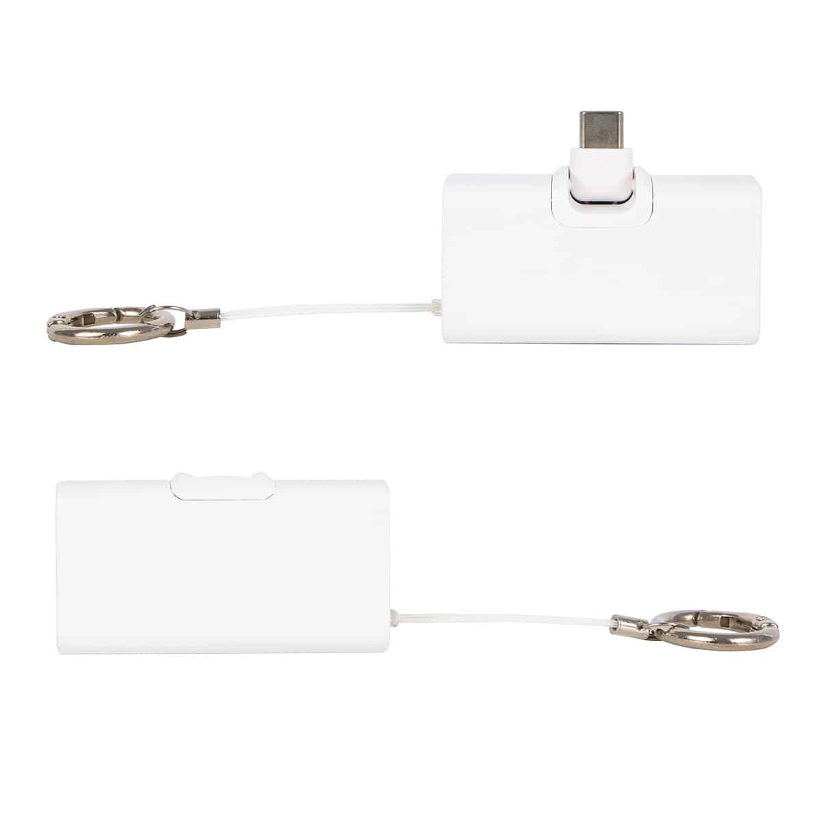 Bijou 1200mAh UL Listed Power Bank with USB-C Tip & Keyring - 9