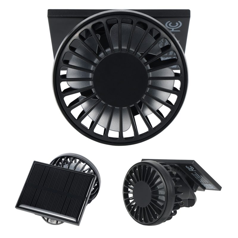 Cool Aid Solar-Powered Portable Fan With Clip - 1