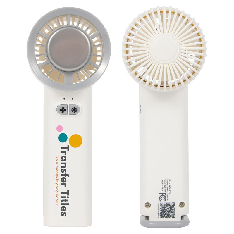 Frosty Handheld Fan With Ice Cooling Plate