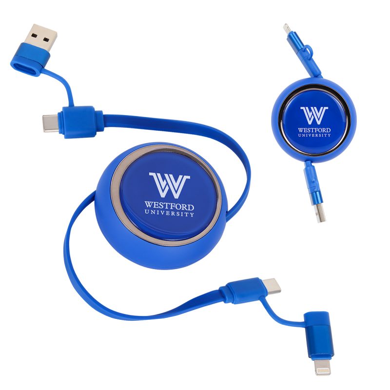 Mach 4-in-1 100W PD 39" Retractable Charging Cable - 4