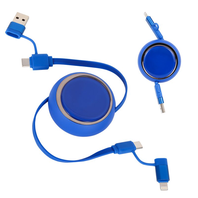 Mach 4-in-1 100W PD 39" Retractable Charging Cable - 5