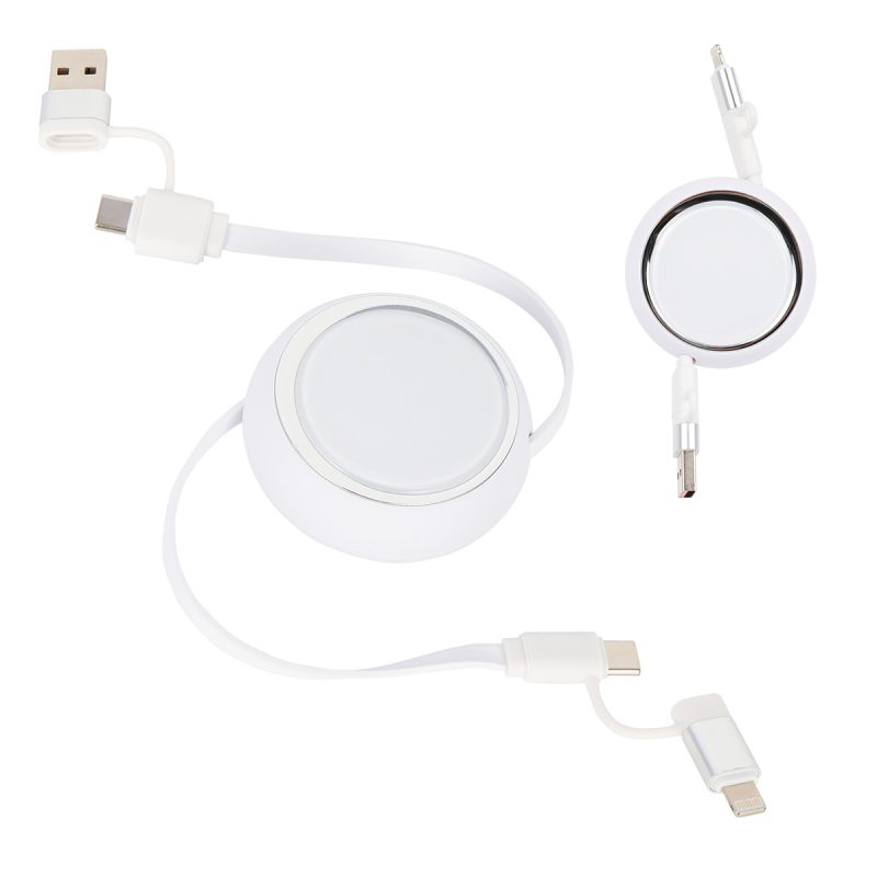 Mach 4-in-1 100W PD 39" Retractable Charging Cable - 7