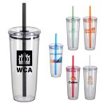 Norris 20 oz Recycled Acrylic Straw Tumbler