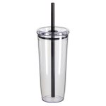 Norris 20 oz Recycled Acrylic Straw Tumbler - 3