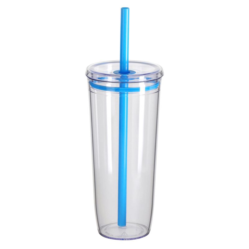 Norris 20 oz Recycled Acrylic Straw Tumbler - 5