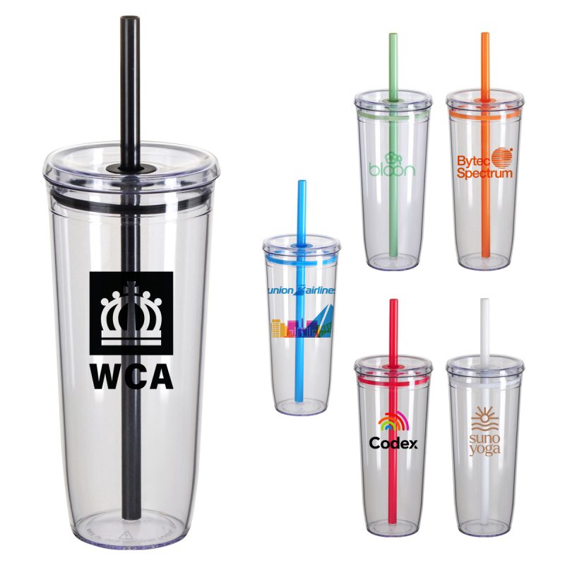 Norris 20 oz Recycled Acrylic Straw Tumbler