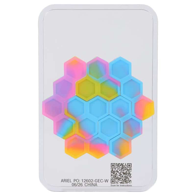 Hex Silicone Puzzle Set - 6