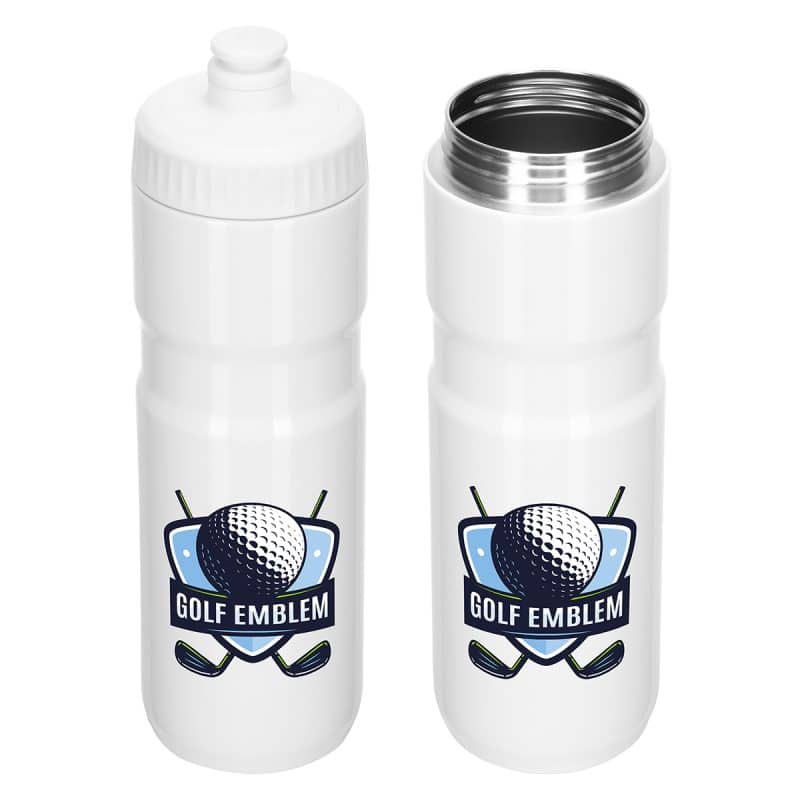 Lowa 25 oz Eco-Friendly Recycled Stainless Steel Bike Bottle - 6