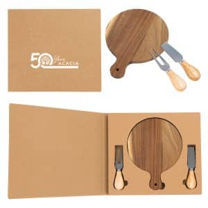 Monterey Cheese Board with Cutlery Set