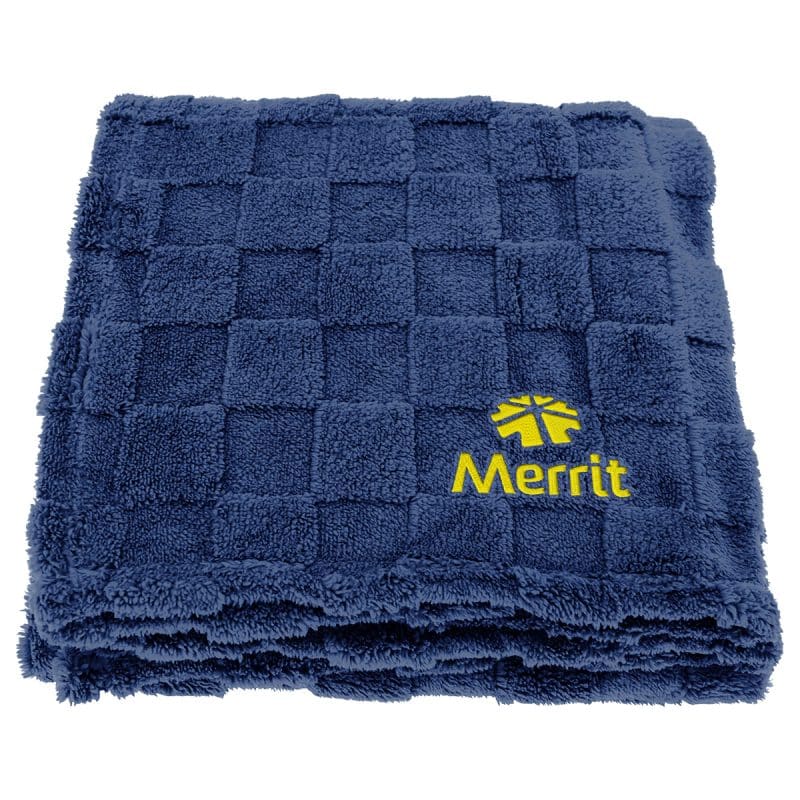 Riviera Soft-Plush Checkerboard Blanket - 8