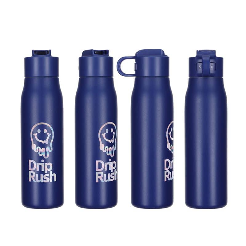 SENSO® Lakeway 22 oz Eco-Friendly Vacuum Insulated Bottle w/ Push-Button - 6
