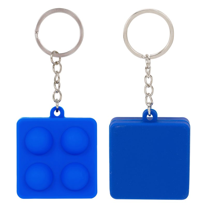 Square Push Pop Key Ring - 3