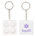 Square Push Pop Key Ring - 8