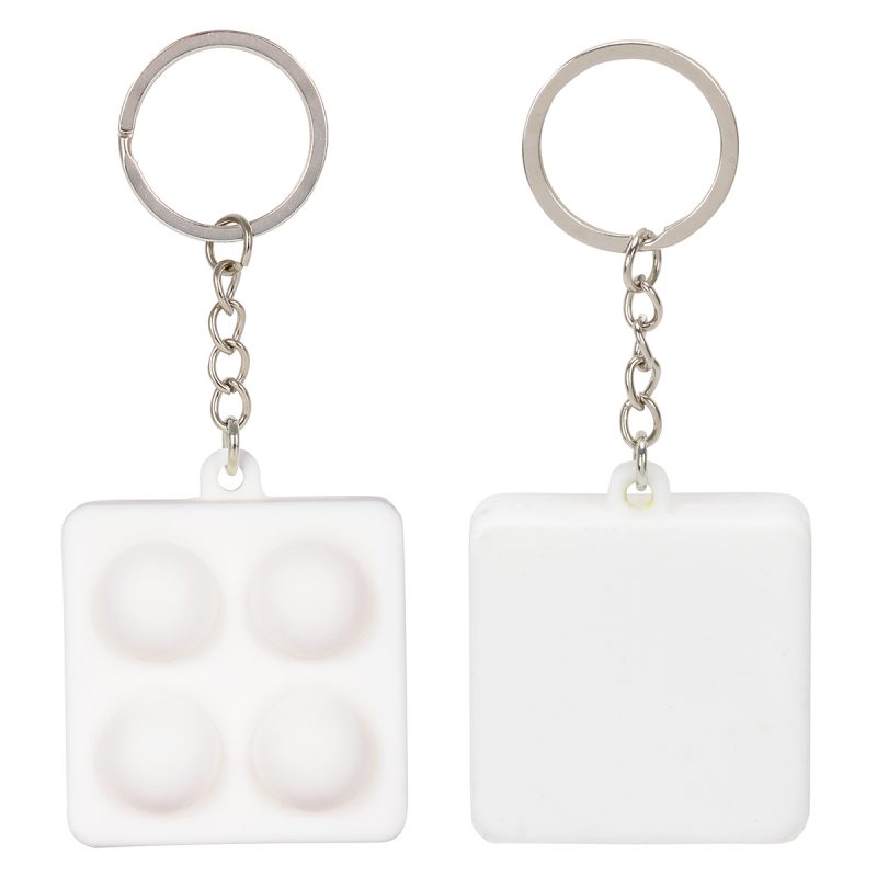 Square Push Pop Key Ring - 9