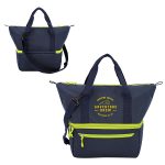 Jasper 2-Compartment 600D Premier Polyester Square Cooler Bag