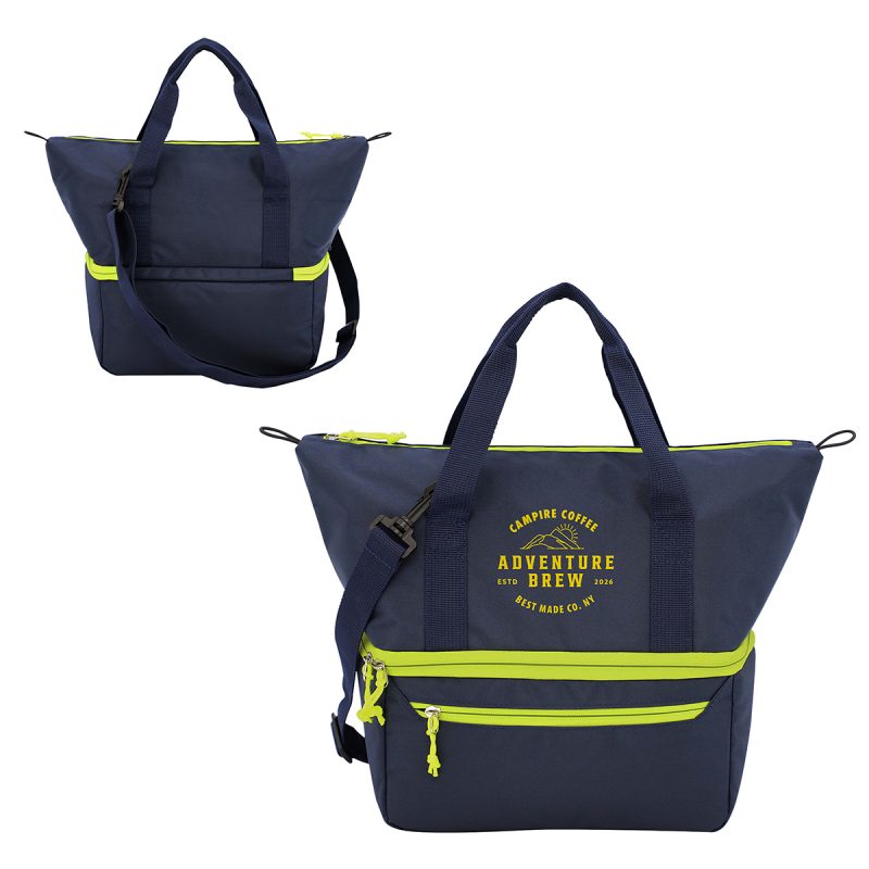 Jasper-2-Compartment-600D-Premier-Polyester-Square-Cooler-Bag-WBA-JS26 Jasper 2-Compartment 600D Premier Polyester Square Cooler Bag