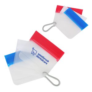 Nanite 3-Piece Mini Zipper Utility Bags with Carabiner