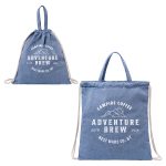 Pueblo Recycled Cotton & RPET Drawstring Bag - 2