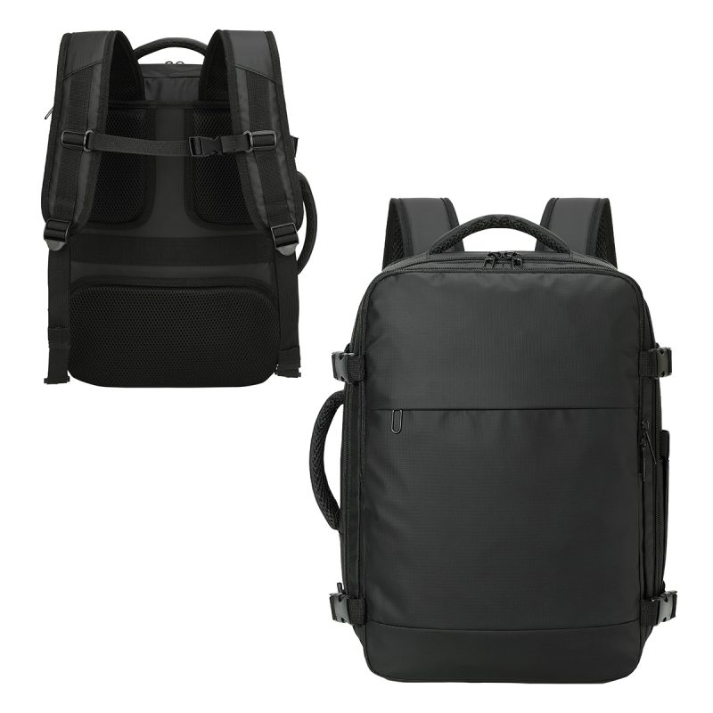 Seneca Hybrid 600D Water Resistant Ripstop Polyester Backpack & Travel Carr - 1