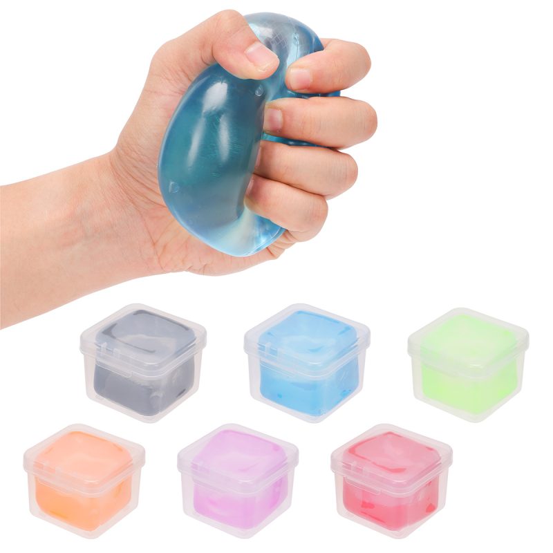 Squishy Cube Stress Reliever in Box - 1