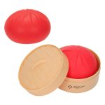Squishy Dumpling Stress Reliever with Steamer Basket - 9