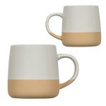 Artisan 15 oz Ceramic Mug w/ Clay Base - 5