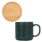 Dalton 12 oz Ceramic Mug w/ Bamboo Lid/Coaster - 5