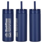 Elyse 22 oz Eco-Friendly Leak Proof Vacuum Silicone Straw Tumbler - 6