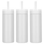 Elyse 22 oz Eco-Friendly Leak Proof Vacuum Silicone Straw Tumbler - 9