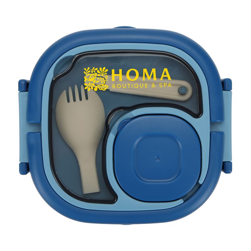 Gourmet Microwaveable Lunch Box with Utensils - 2