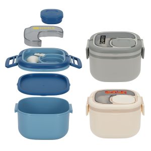 Gourmet Microwaveable Lunch Box with Utensils