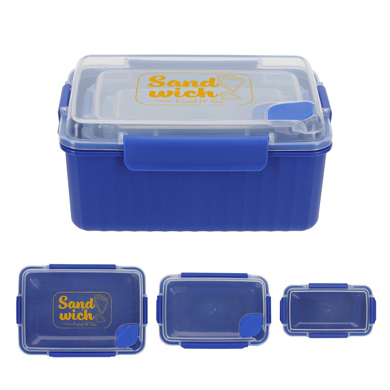 Kiosk 3-Piece Food Container Set with Vented Lids - 2