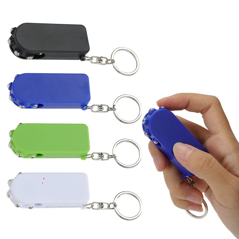 Mini Fidget Massage Roller with Phone Holder and Screen Cleaner Keychain - 1