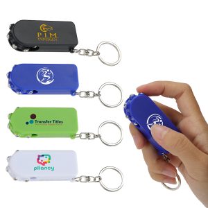 Mini Fidget Massage Roller with Phone Holder and Screen Cleaner Keychain