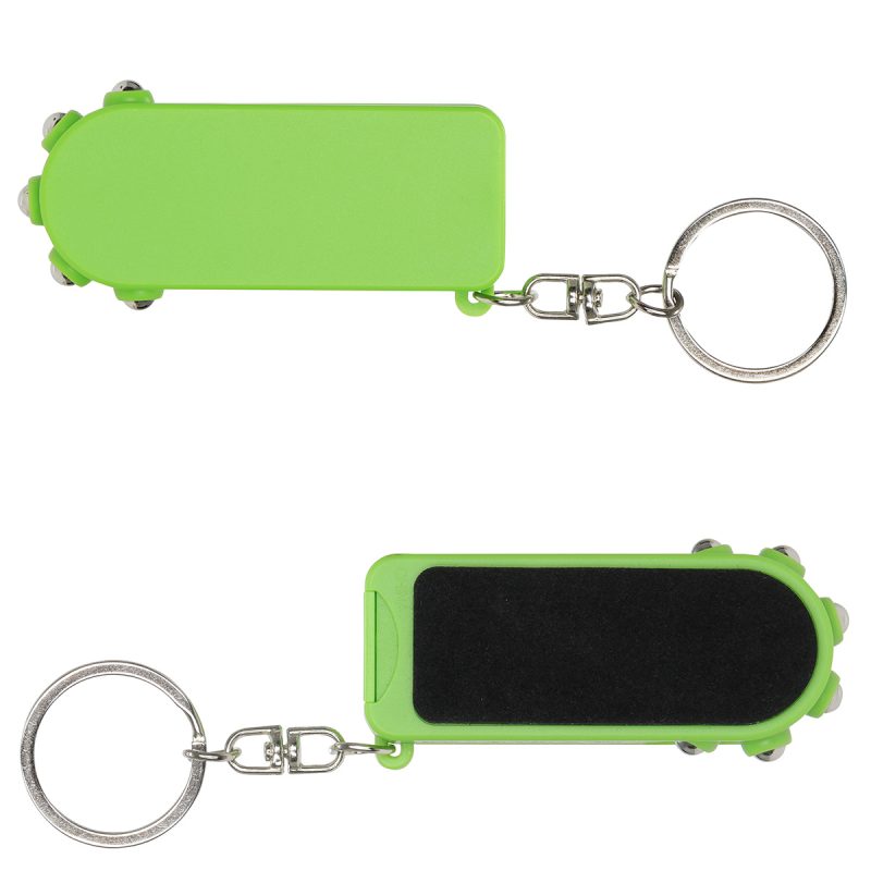 Mini Fidget Massage Roller with Phone Holder and Screen Cleaner Keychain - 7