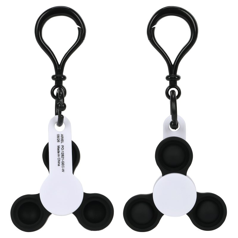 Push Pop Fidget Spinner Keyring - 3