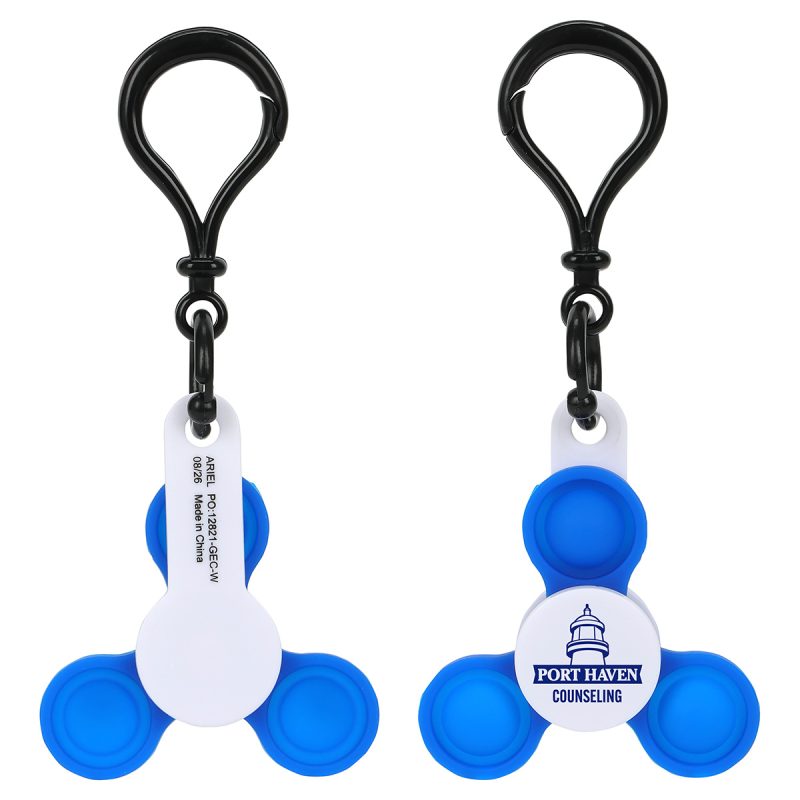 Push Pop Fidget Spinner Keyring - 4