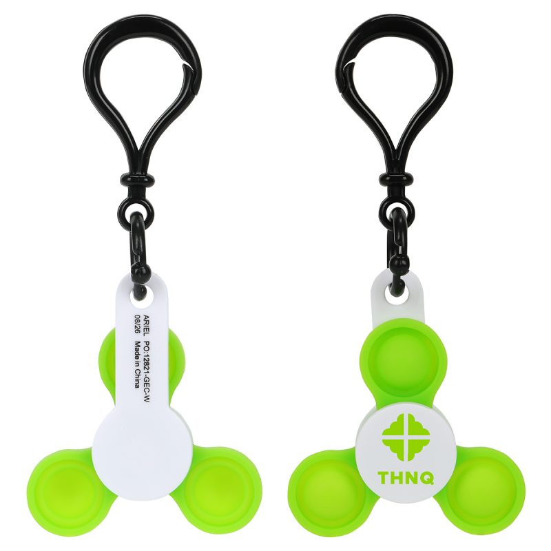 Push Pop Fidget Spinner Keyring - 6