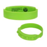 Push Pop Recycled Silicone Wristband - 5
