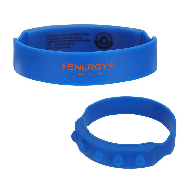 Push Pop Recycled Silicone Wristband - 6