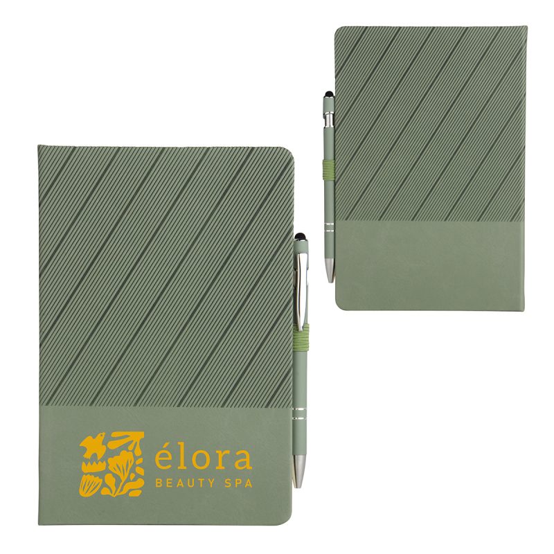 Quill Hardcover Journal with Pen - 8