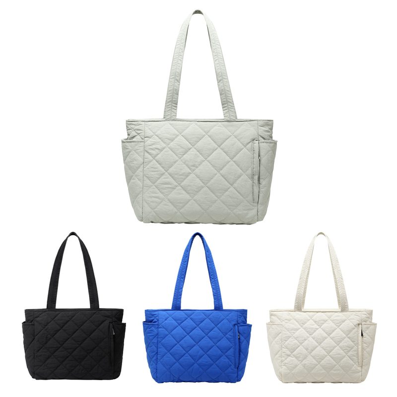 Villa Quilted Nylon Travel Tote - 1