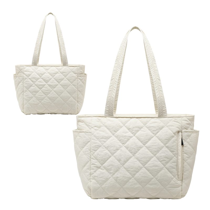 Villa Quilted Nylon Travel Tote - 3