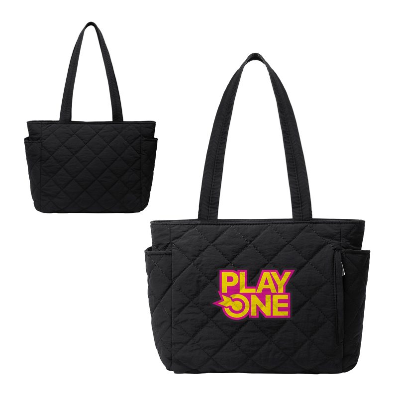 Villa Quilted Nylon Travel Tote - 4